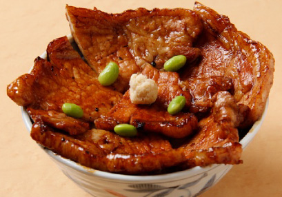 Hanatokachi of Pork Rice Bowl