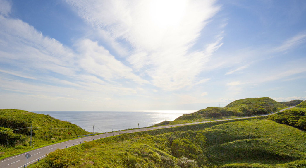 Tourist Attractions around Northern Pacific Ocean Shiretoko Trail