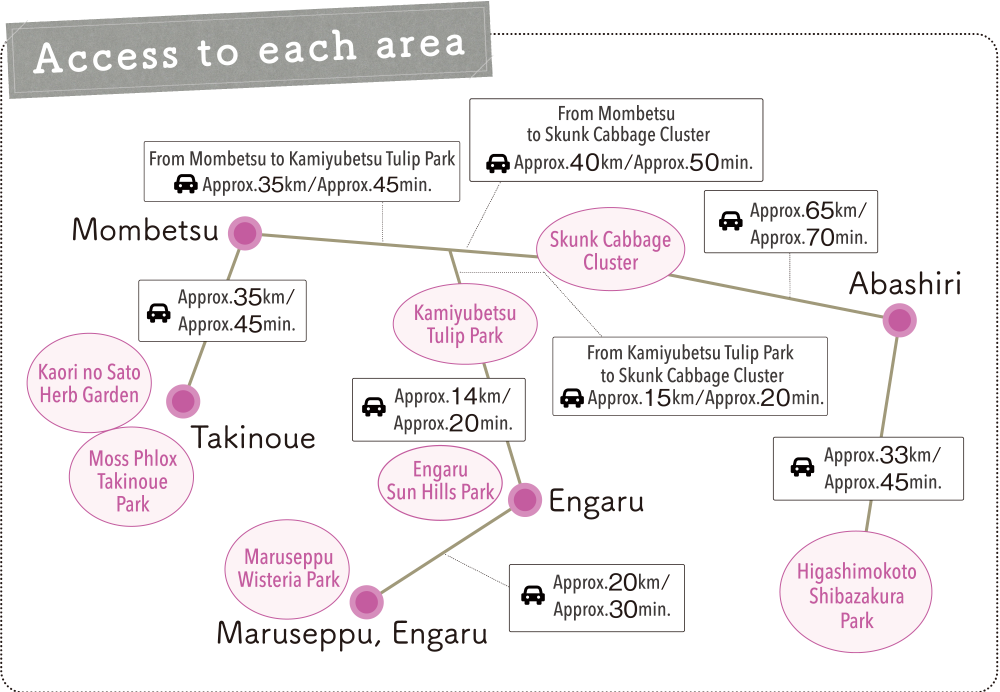 Access to each area