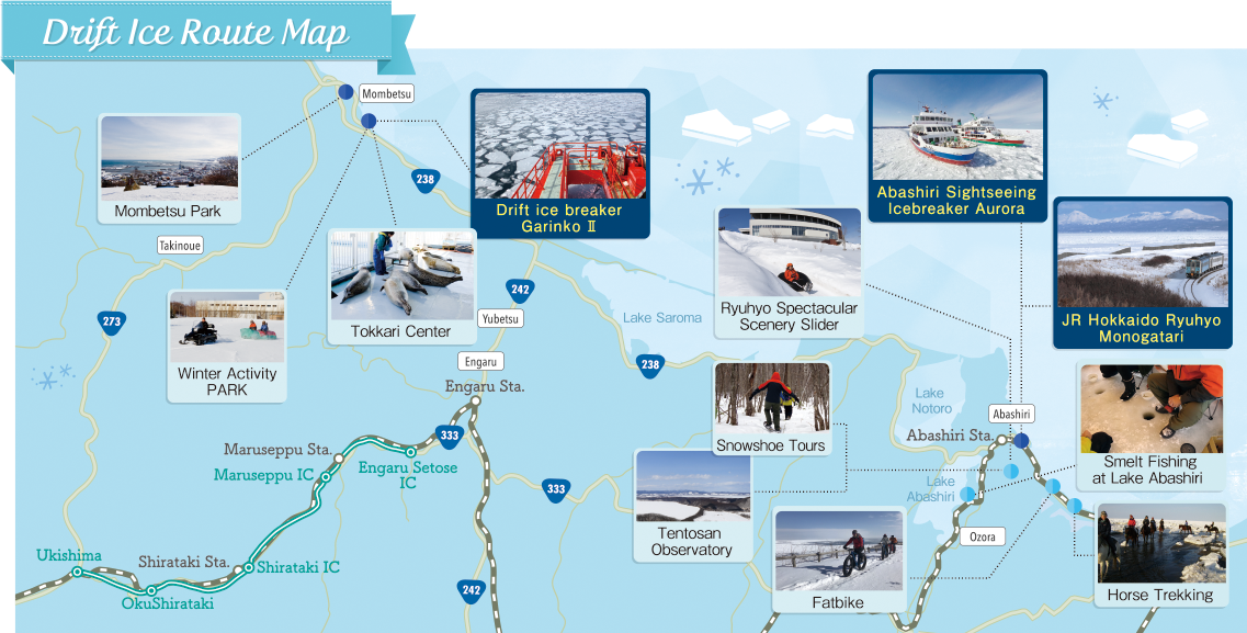 Drift Ice Route Map